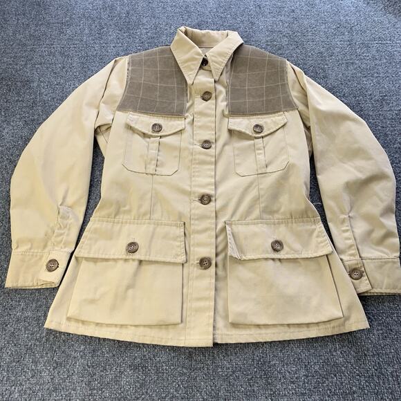 Vintage Bob Allen Gun Club Sportswear Hunting Jacket Beige Women’s Size 32 - Picture 1 of 11